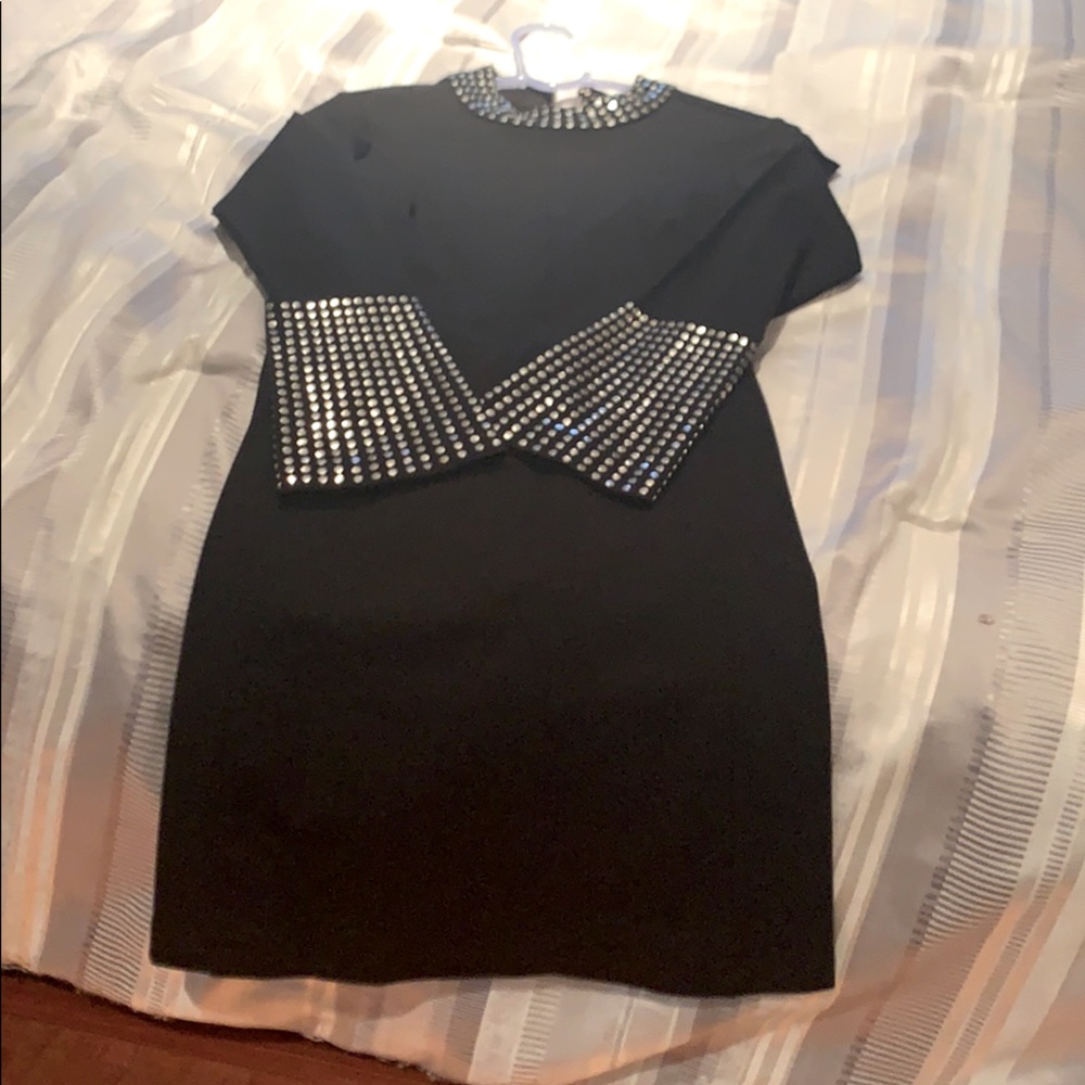 Venus black studded dress